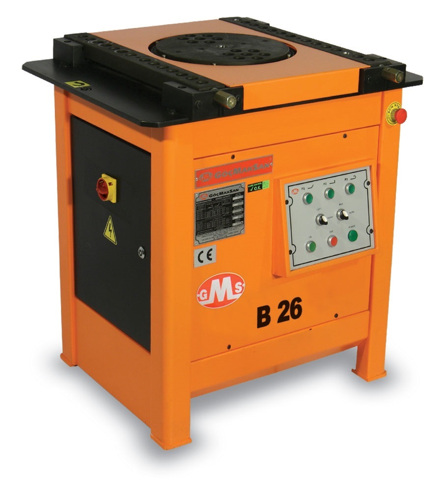 Call us now on +27 (0)11 310 8660 or +27 (0)72 459 7063 - email us at sales@rmcs.com B26 Rebar Bender, vergalhões bender